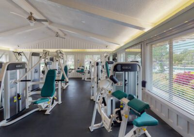 Fitness center amenities Waterford Apartments